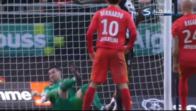 1-0 Romain Saïss Goal France Ligue 1 - 30.01.2016, Angers SCO 1-0 AS Monaco