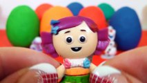 Play Doh Surprise Eggs Peppa Pig Masha i Medved Frozen Disney Princess
