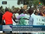 República Centroafricana: exigen repetición de comicios presidenciales