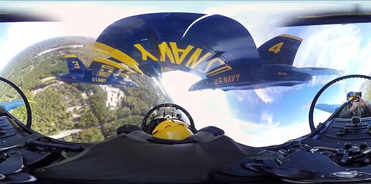 Experience the Blue Angels in 360-degree video