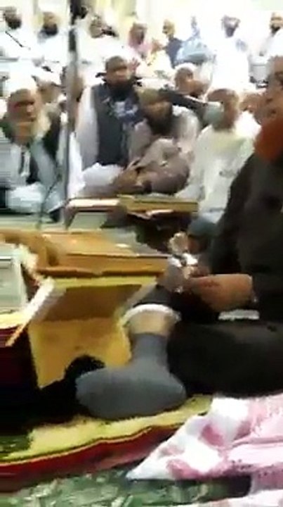 Maulana makki al hijazi sahab about Maulana Tariq Jameel from Masjid e Haram (Khana Kabba )