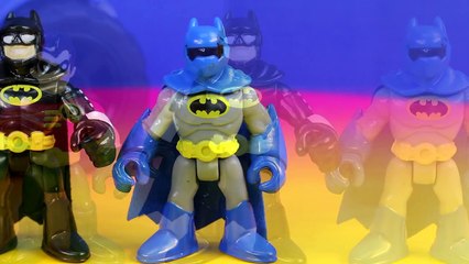 Video herunterladen: Imaginext The Batmobile & Villians With Batman Robin Joker Two Face Riddler Fisher Price