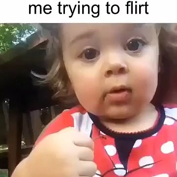 Funny Baby Trying to Flirt -)