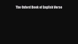 The Oxford Book of English Verse  Free Books