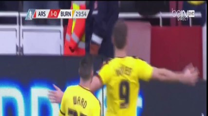 All Goals  - Arsenal vs Burnley 2-1 (Fa Cup 30-01-2016) HD