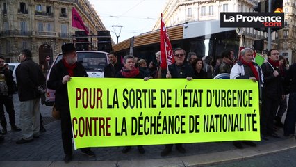 Marseille : manifestation contre l'état d'urgence