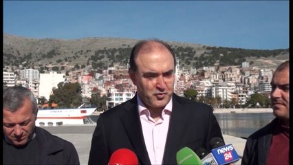 Sezoni i ri turistik, Haxhinasto inspekton portin, ujësjellësin në Sarandë