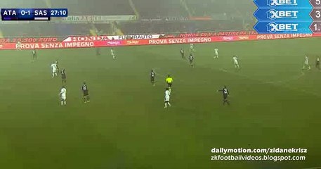 0-1 Domenico Berardi - Atalanta v. Sassuolo 30.01.2016 HD