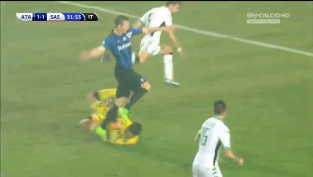 Goal German Denis ~Atalanta 1-1 Sassuolo~