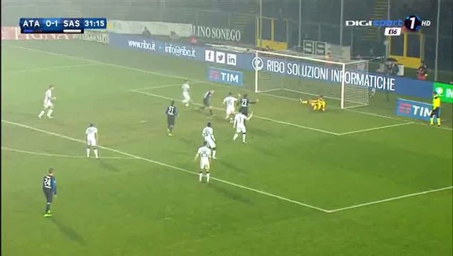 GOOOAL Germán Denis Goal HD - Atalanta 1-1 Sassuolo- 30-01-2016
