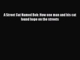 A Street Cat Named Bob: How one man and his cat found hope on the streets  Free PDF