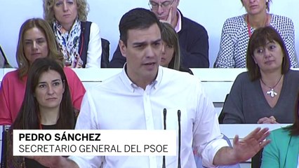 Pedro Sánchez, ante el Comité Federal