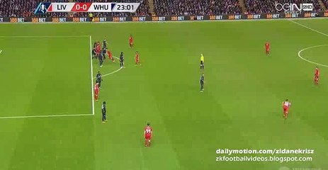 Christian Benteke Big Chance - Liverpool v. West Ham 30.01.2016 HD