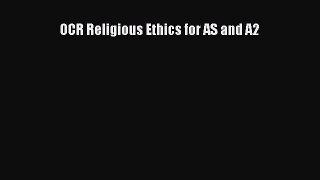 OCR Religious Ethics for AS and A2  PDF Download