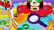 Play Doh Fuzzy Pet Salon Playdough Cat and Dog Disney Frozen Hello Kitty Mascotas Plastilina