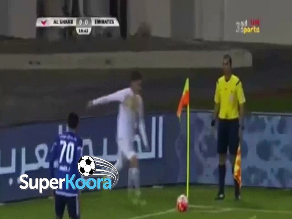 اهداف مباراة ( الإمارات 2-1 الشعب ) دوري الخليج العربي الاماراتي
