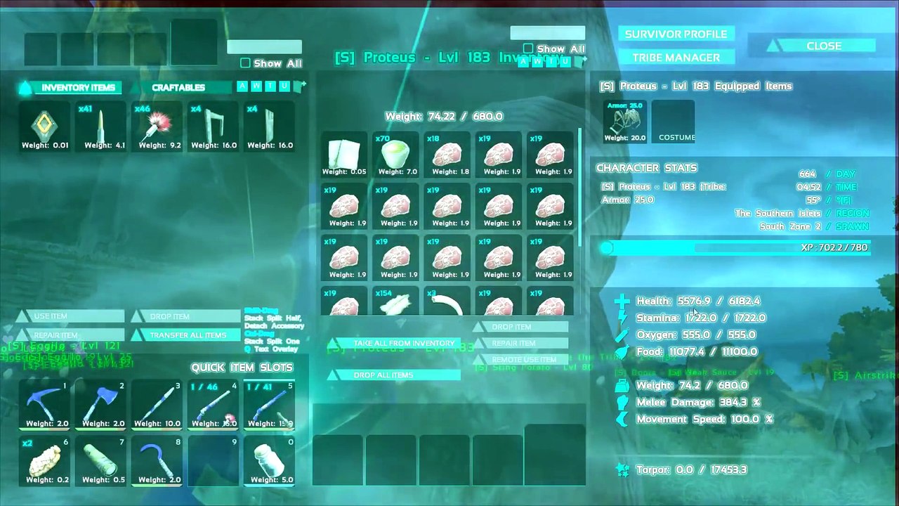 ARK Survival Evolved - BASE WALLS! ( Gameplay )