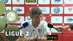 Conférence de presse Nîmes Olympique - AJ Auxerre (2-1) : Bernard BLAQUART (NIMES) - Jean-Luc VANNUCHI (AJA) - 2015/2016