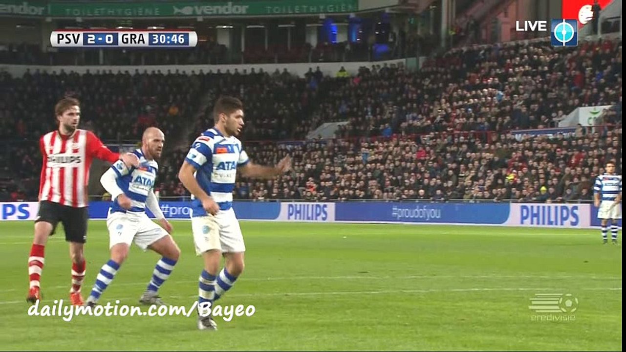 Davy Pröpper Goal HD - PSV 2-0 Graafschap - 30-01-2016