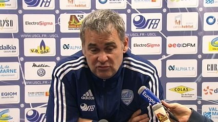 USCL - Dijon : Conférence de presse des entraîneurs (J23 S15/16)