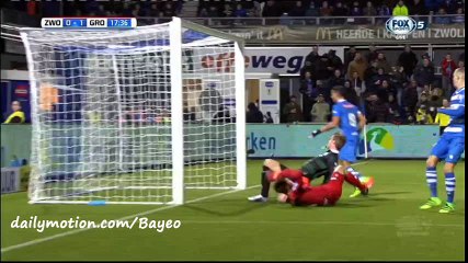 Sorloth A. Goal HD - Zwolle 0-1 Groningen  - 30-01-2016