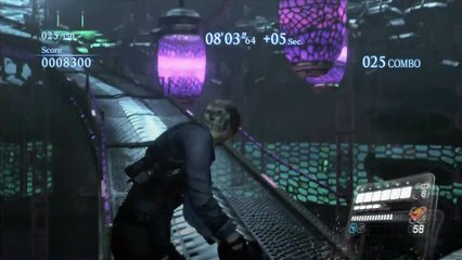 RESIDENT EVIL 6 [HD] - THE MERCENARIES - LEON DUO - CREATURE WORKSHOP (S RANK!)