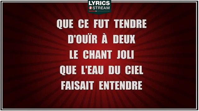 Le Parapluie - Georges Brassens - paroles