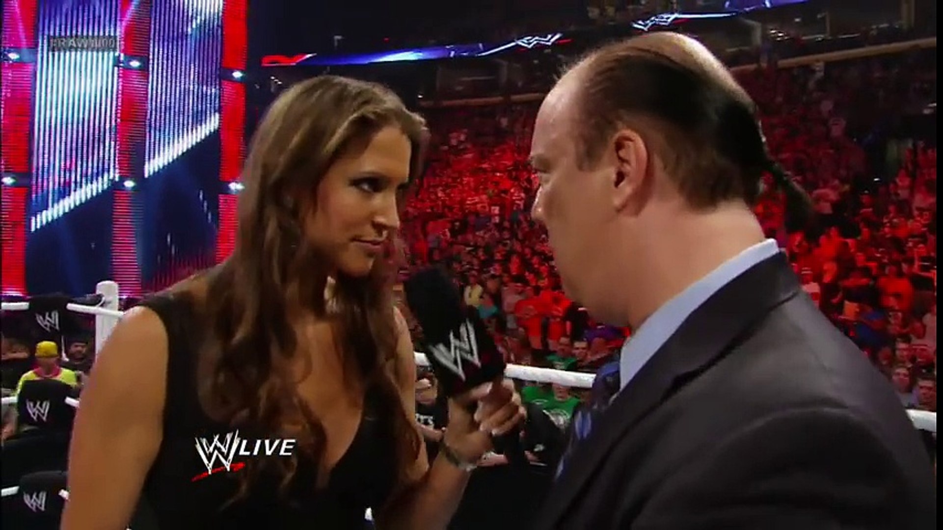 Paul Heyman Accepts Triple H S Summerslam Challenge Raw July 23 12 Video Dailymotion