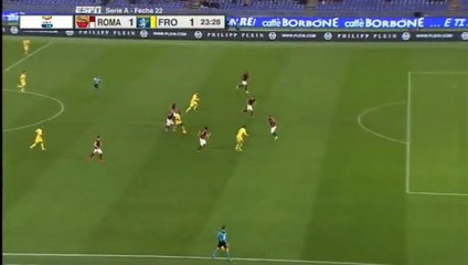 Goal Daniel Ciofani ~AS Roma 1-1 Frosinone~