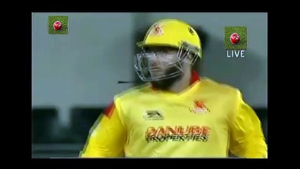 Abdul Razzaq Amazing Last Over In MCL 1 Over Rem 9 Runs Abdul Razzaq Master Cricket League