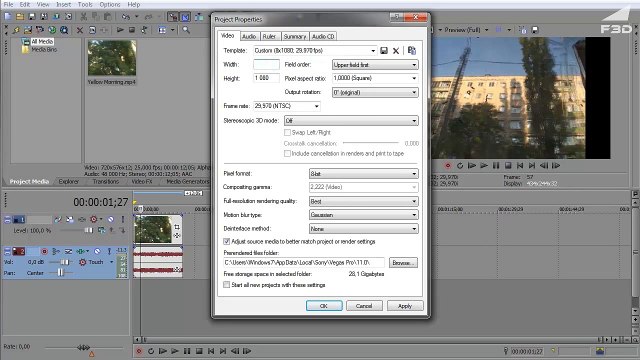 10. Track Motion - Sony Vegas 11.0 для начинающих