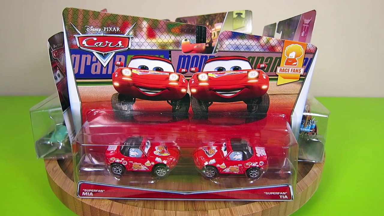 BRAND NEW 2015 CARS 2 PACKS MATER MIA TIA RAMONE FLO MINI VAN TOYS UNBOXING