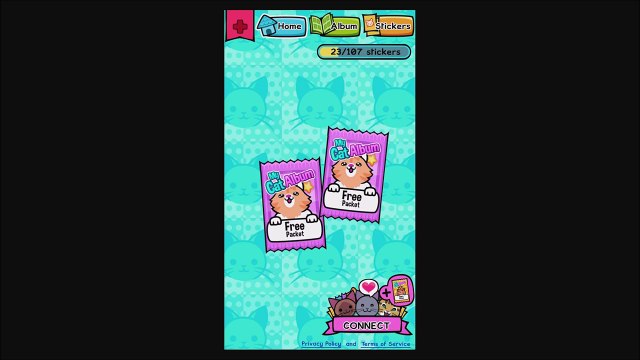 My Cat Album Sticker Book App Kids Play Gameplay #2 10 Stickers