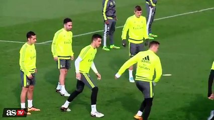 Sergio Ramos se hizo el 'chulito' y le acabaron vacilando en el entrenamiento