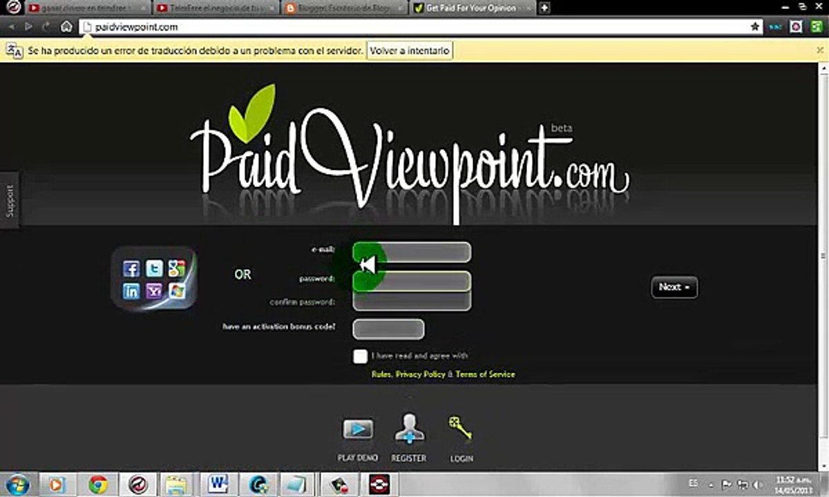 Como ganar dinero en Internet 2015-Paginas de encuestas remuneradas paidviewpoint