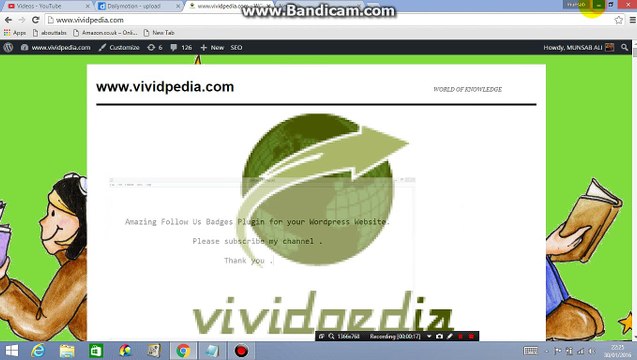 Amazing Follow Us Badges Plugin for your Wordpress Website