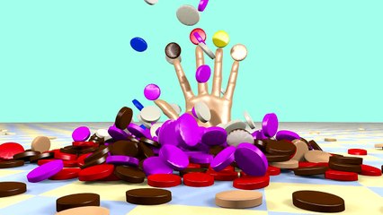 Candy Vitamins Finger Family - Daddy Finger Song for Children, Kids and Toddlers