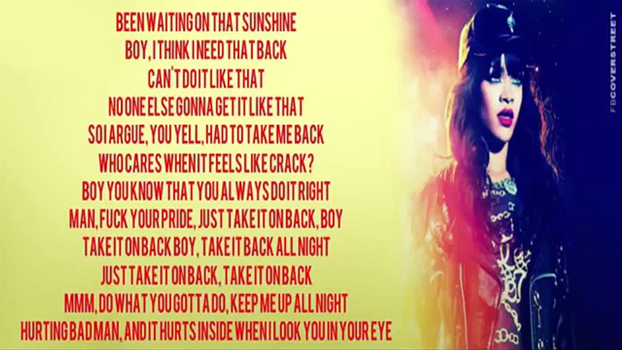 Rihanna Kiss It Better [Lyrics] (FULL HD)