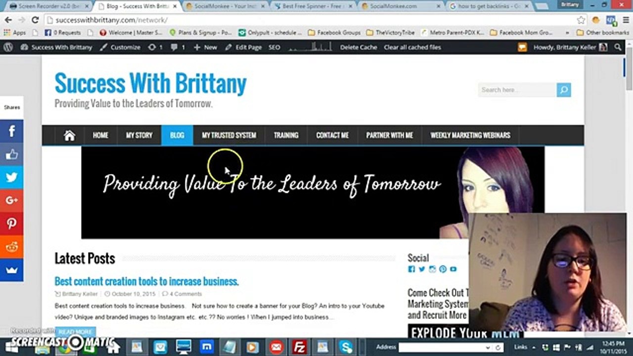 How to get backlinks to your site using Social Monkee.