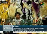 Bolivia: artesanos ultiman detalles rumbo al Carnaval de Oruro