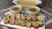 حساء اليقطين اللذيذ و الصحي مرفق بخبزالجبن و الزعتر طبق سهل و اقتصادي لتزيين المائدة