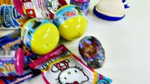 TUXEDO SAM Giant Sanrio Play Doh Surprise Eggs Hello Kitty Littlest Pet Shop Toys Huevo Sorpresa