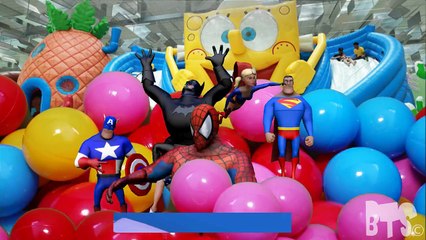 Happy: Nursery Rhyme Song Kids Playground Fun Spiderman, Batman & Superheroes Rhymes