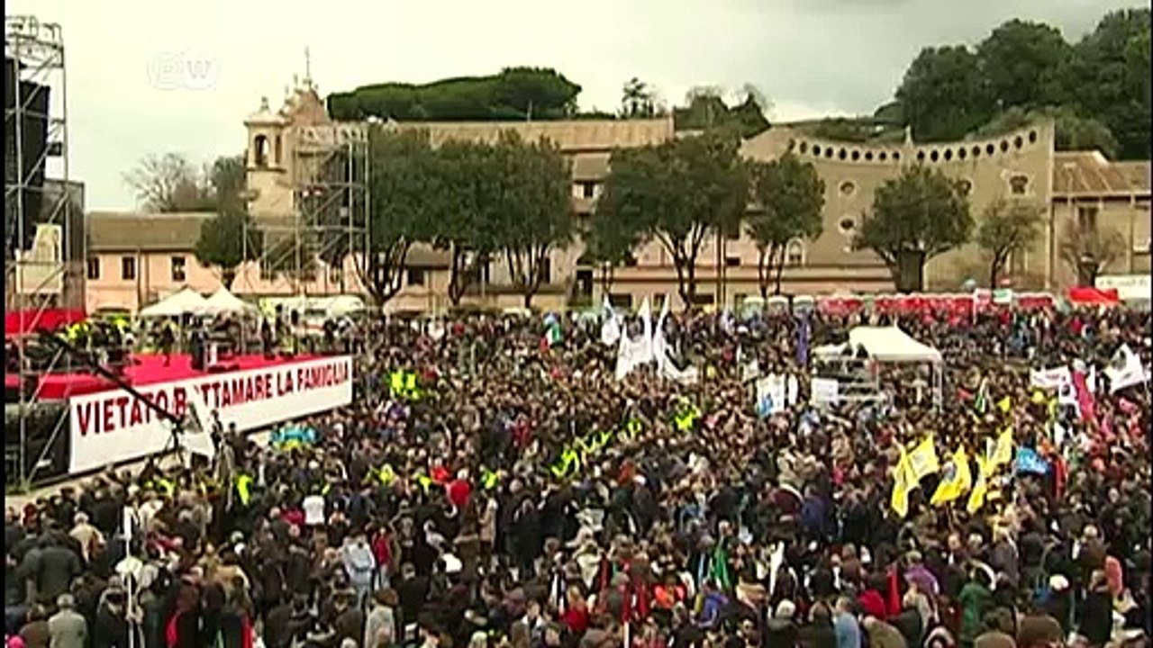 Italy_ rally against same-sex union law