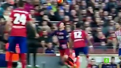 Video herunterladen: Así fue la entrada de Filipe Luis sobre Lionel Messi y la reacción de Luis Enrique 2016 -