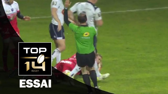 TOP 14 - Agen - Grenoble : 27-33 Essai Chris FARRELL (GRE) - J14 - Saison 2015/2016