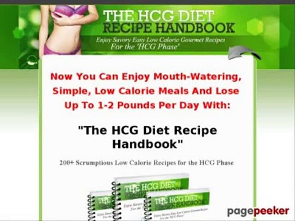 The Hcg Diet Recipe Handbook 200+ Hcg Phase Recipes