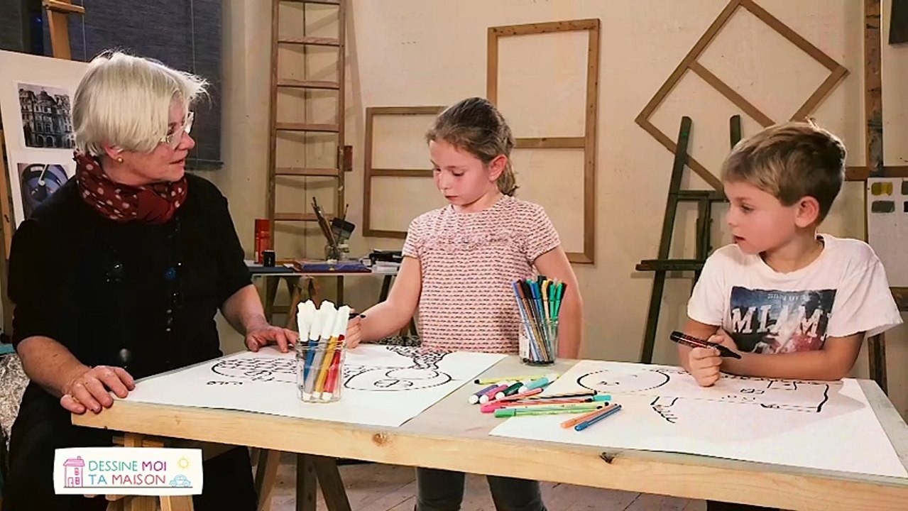 Dessine-moi ta maison : Pauline & Louis et les maisons rondes