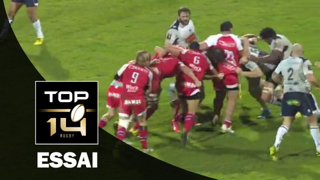TOP 14 - Agen - Grenoble : 27-33 Essai Arnaud HEGUY (GRE) - J14 - Saison 2015/2016