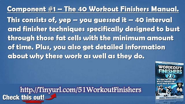 Workout Finishers Benefits - 40 Metabolic Workout Finishers